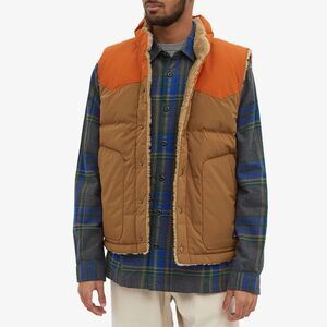 PATAGONIA Reversible Bivy Down Vest Owl Brown 27588-OWBR Men’s Size XL
